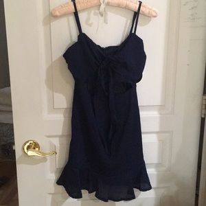 White fox boutique Elora navy blue mini dress